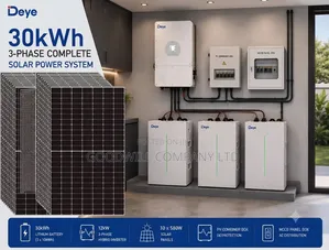 30kwh Deye 3 Phase Hybrid Solar System Full Kit