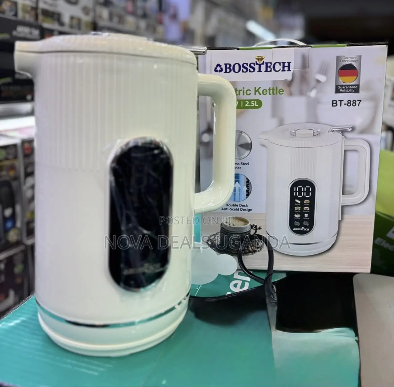 Bosstech Electric Kettle 2.5l