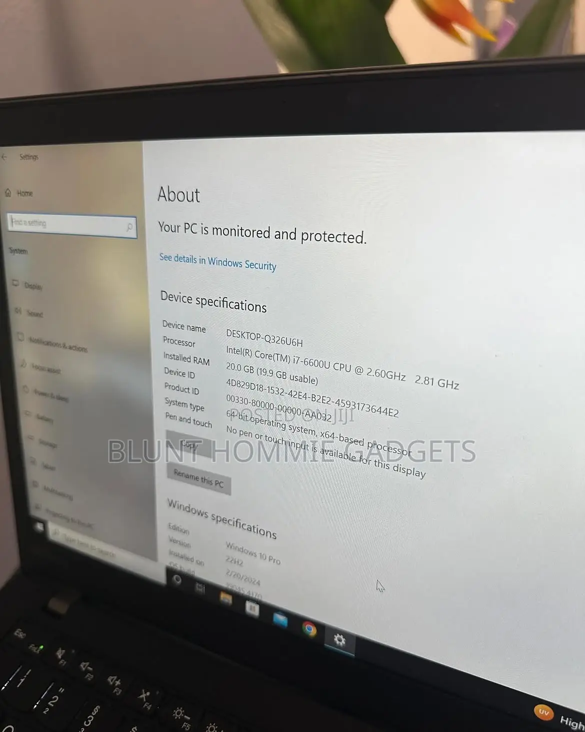 Laptop Lenovo ThinkPad T470s 8GB Intel Core i5 SSD 256GB