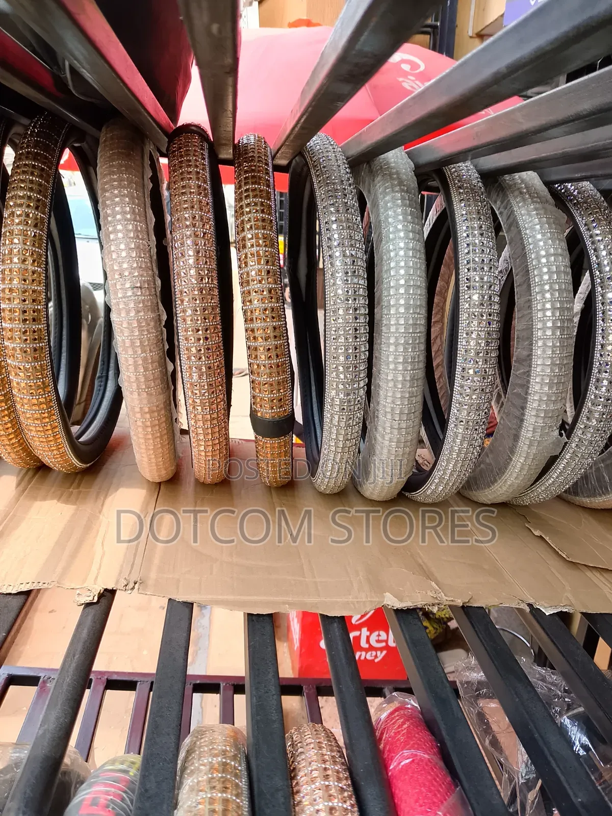 Car Steering Wheel Cover (15 Inch / 38cm) - Universal Fit
