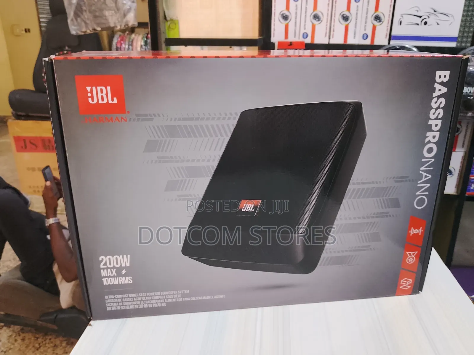 JBL Bass Pro Nano Underseat Subwoofer Boombox