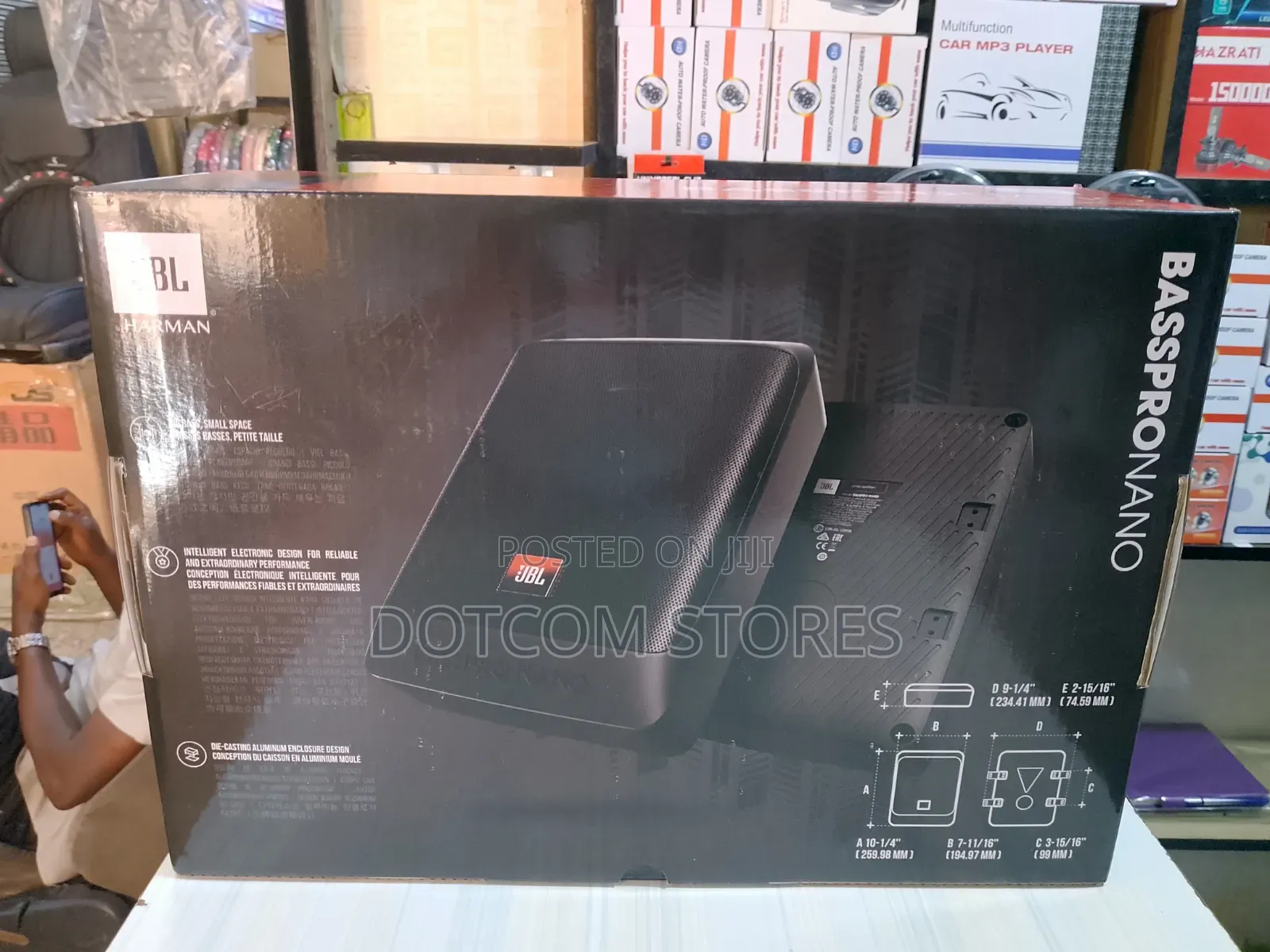 JBL Bass Pro Nano Underseat Subwoofer Boombox