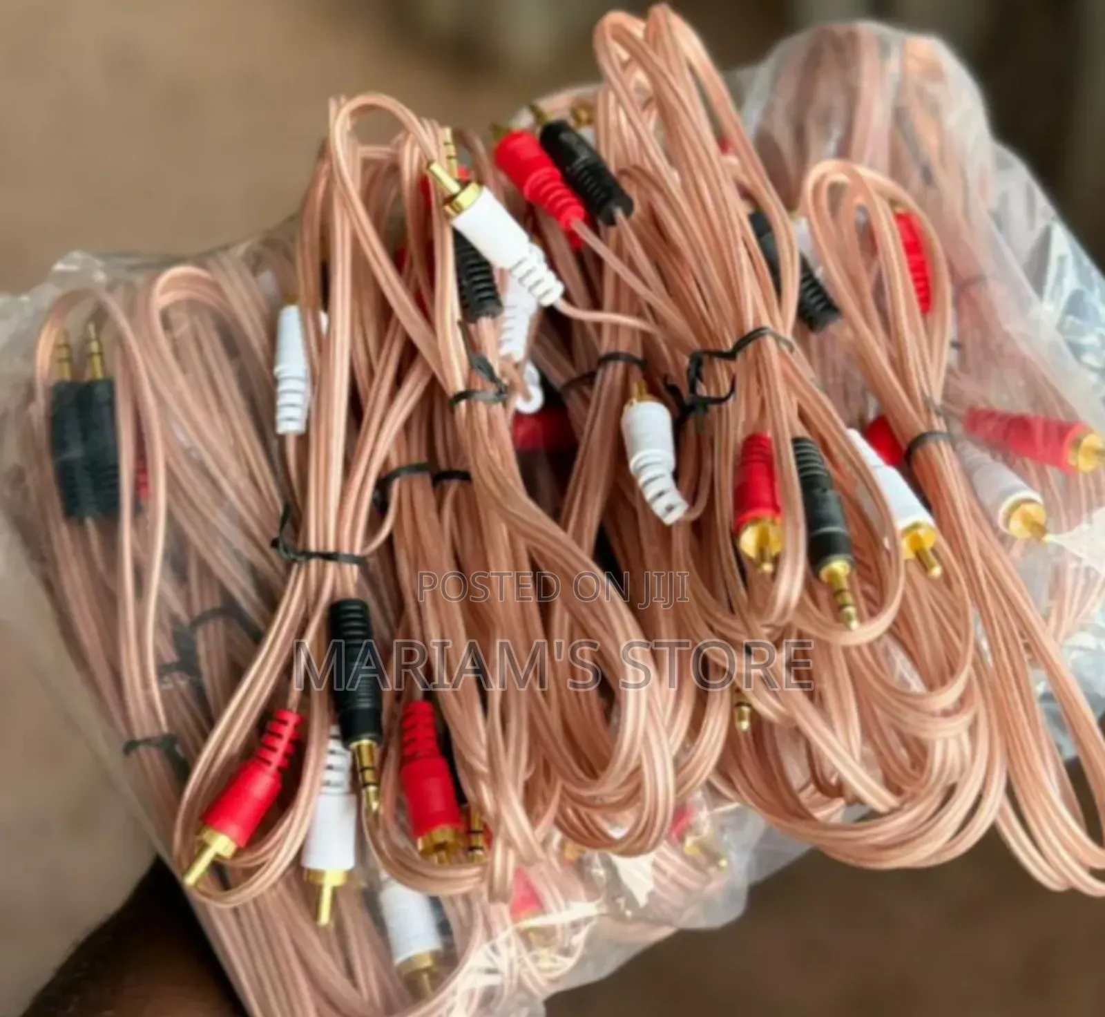 Rca Av Audio Video Cables for Connecting TVS to Speakers Etc.