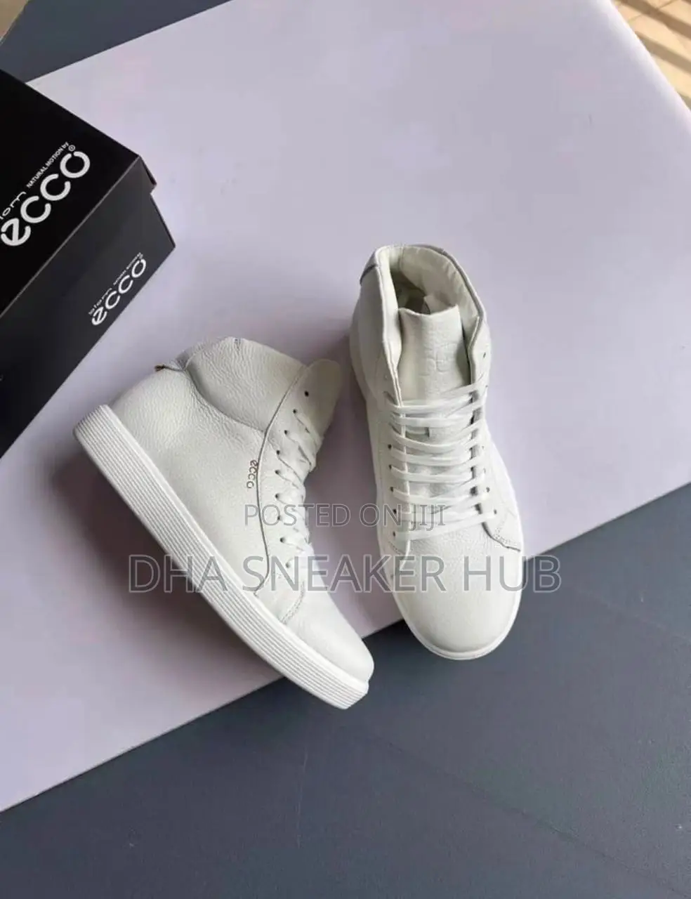 Ecco White High Top