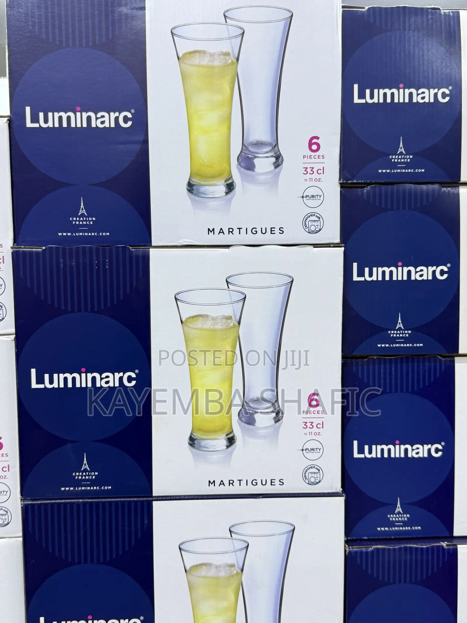 Luminarc Martigues 12-Piece Tumbler Glass Set (33cl / 11oz)