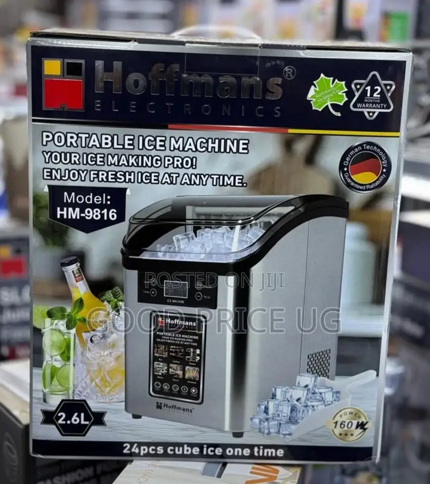 Hoffmans Electronics Hm-9816 Portable Ice Machine,
