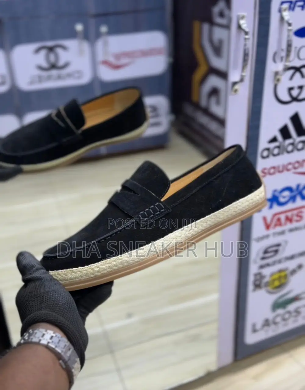 Suede Loafer Black