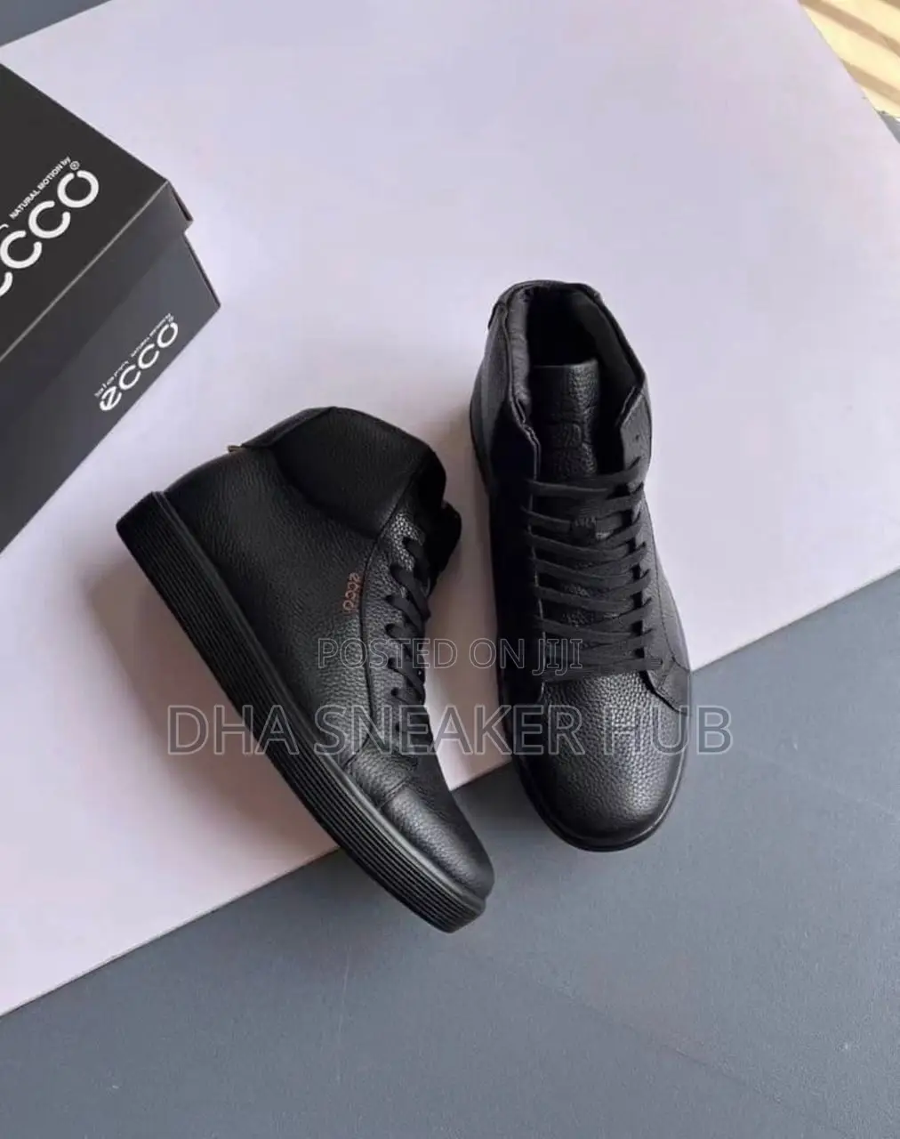 Ecco High Top Black