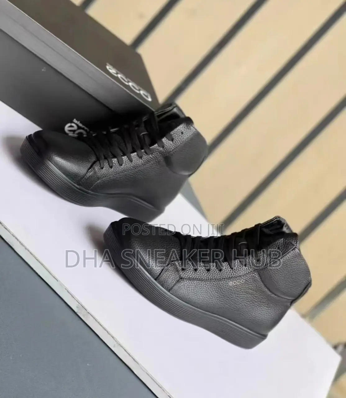 Ecco High Top Black