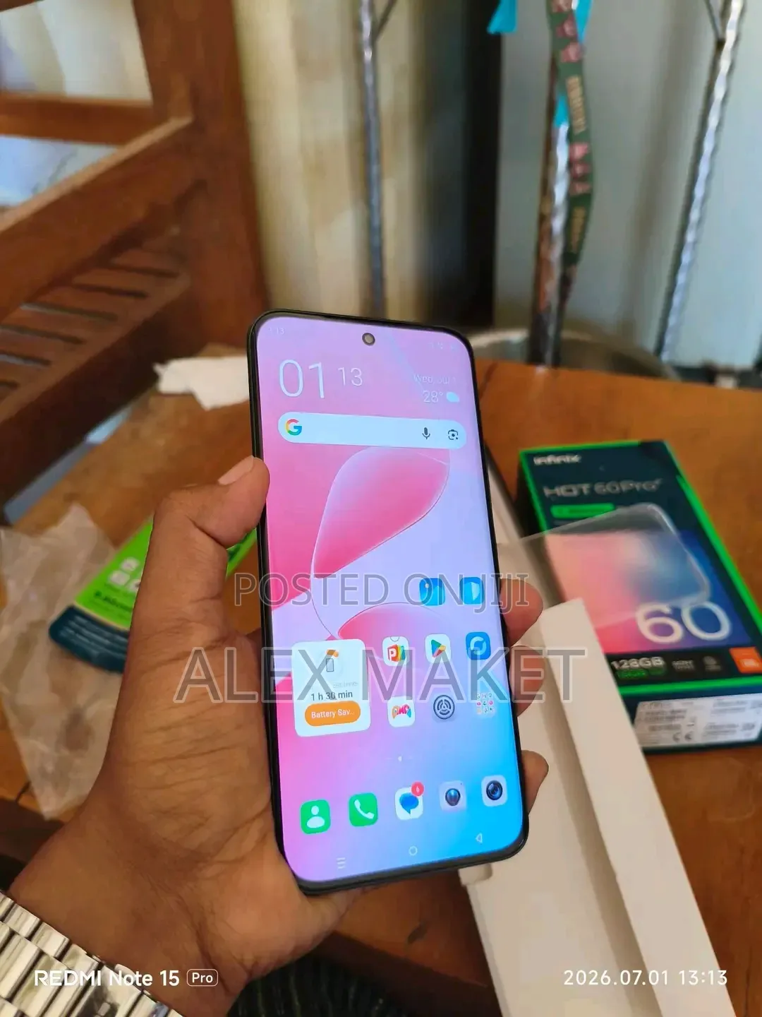 New Infinix Hot 60 Pro+ 256 GB Black