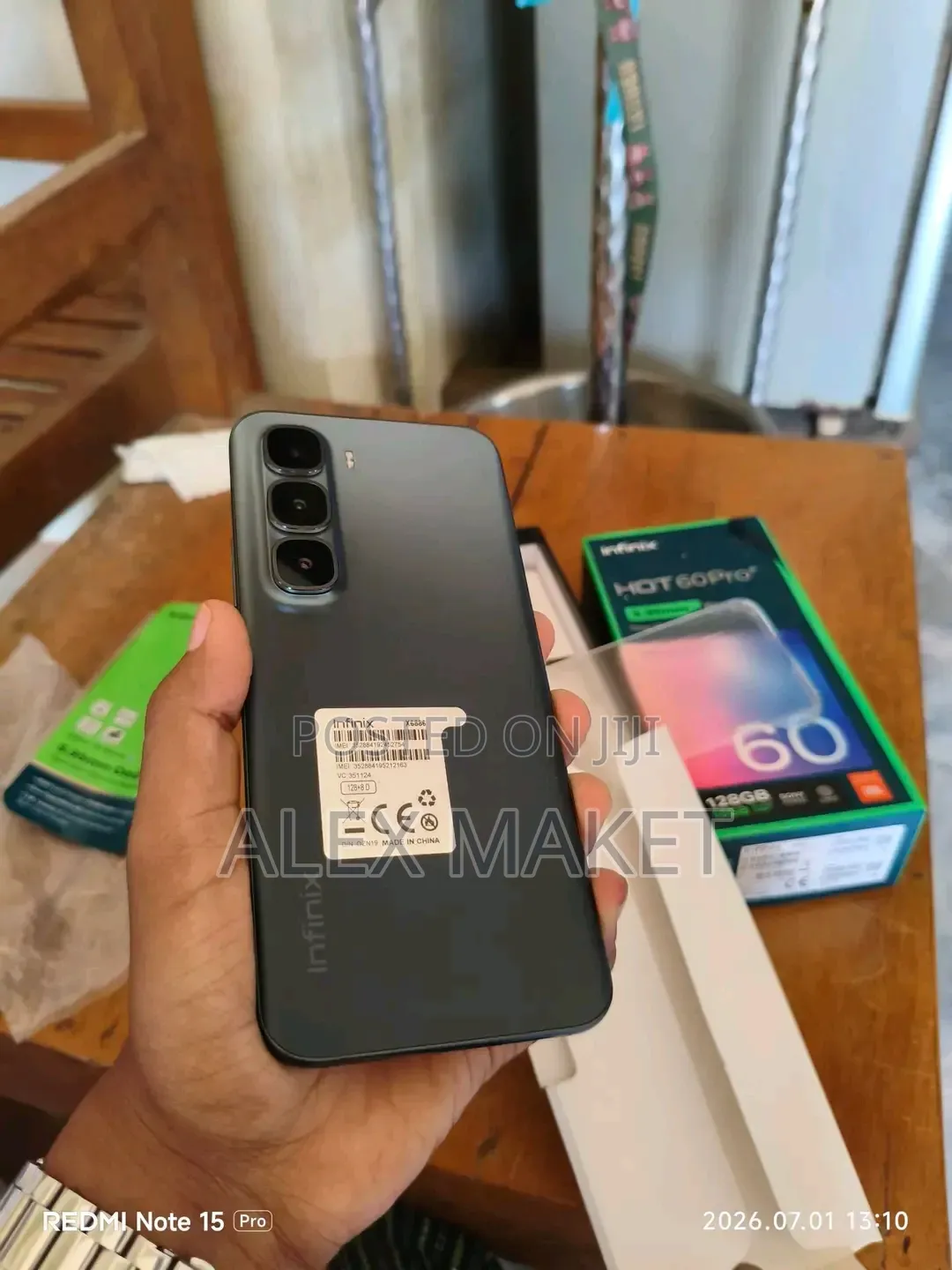 New Infinix Hot 60 Pro+ 256 GB Black