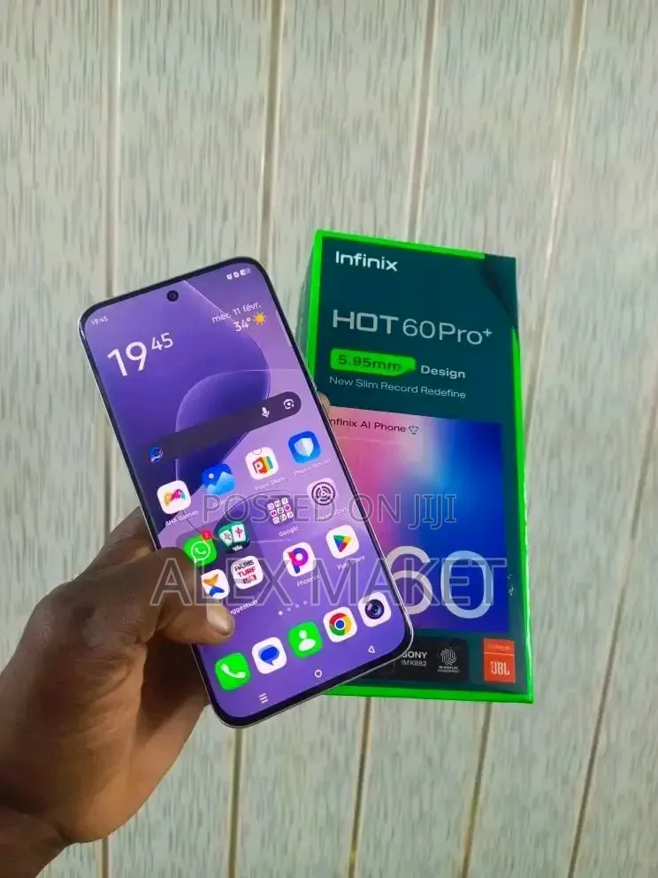 New Infinix Hot 60 Pro+ 256 GB Gray