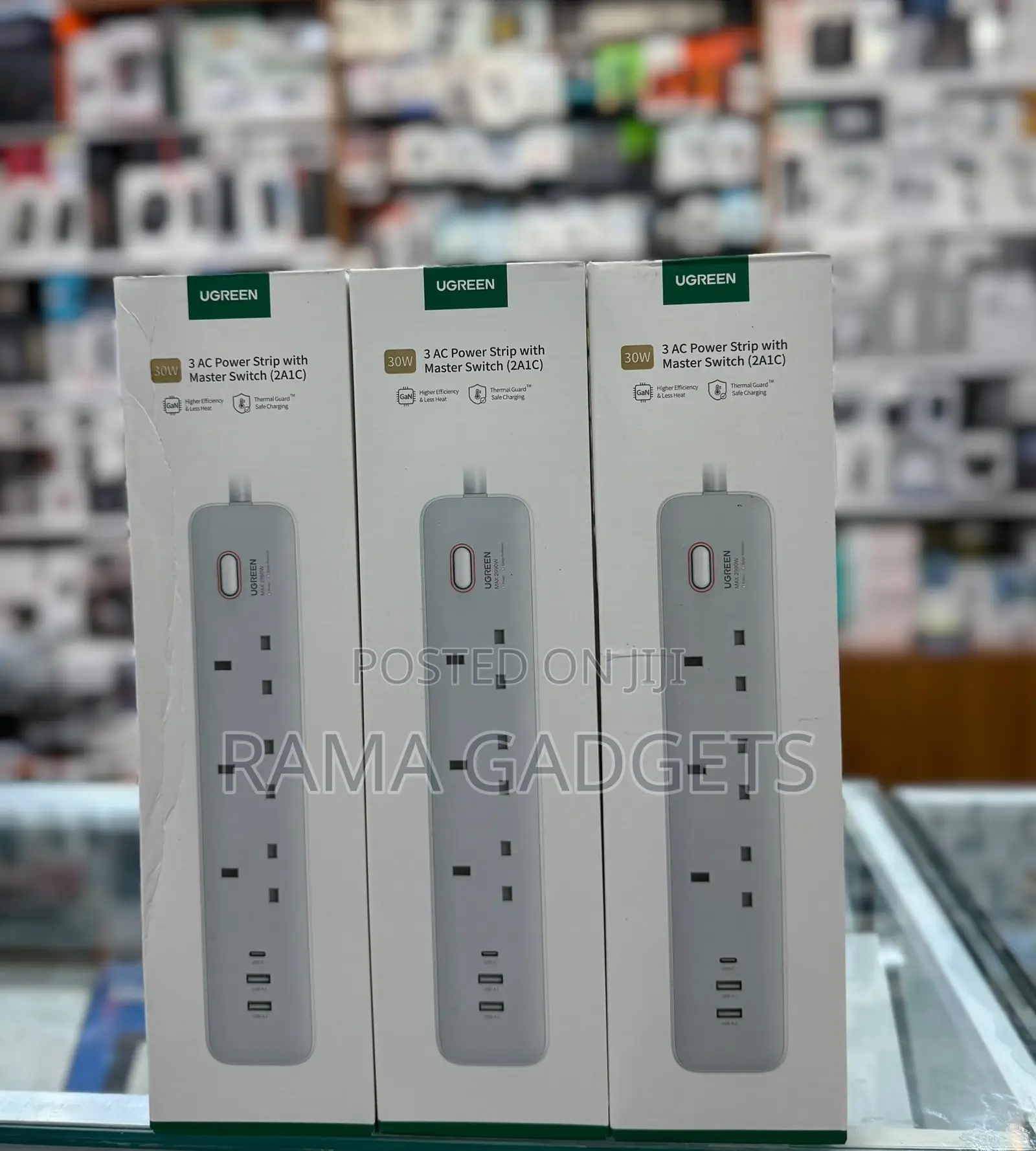 Ugreen Gan 6-in-1 Surge Protector Power Strip