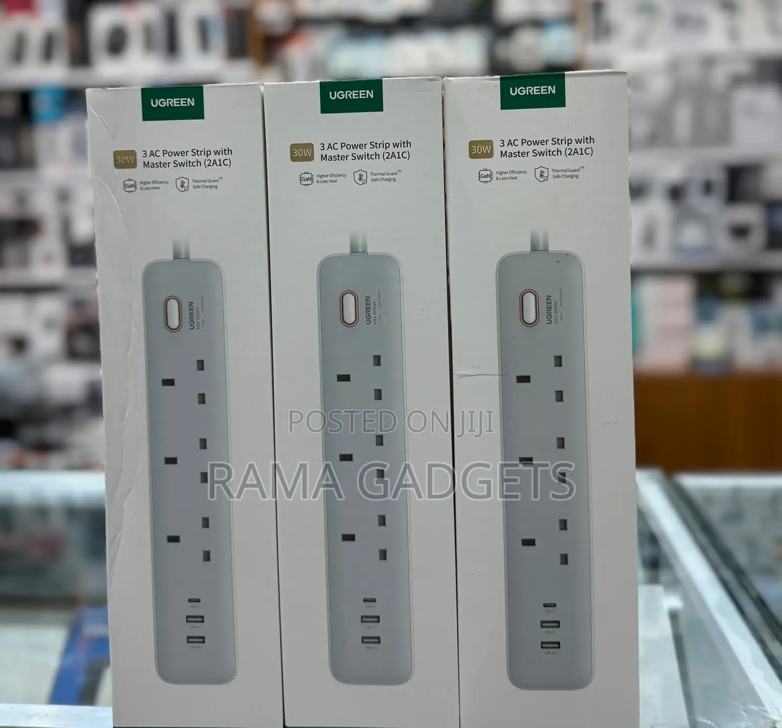 Ugreen Gan 6-in-1 Surge Protector Power Strip