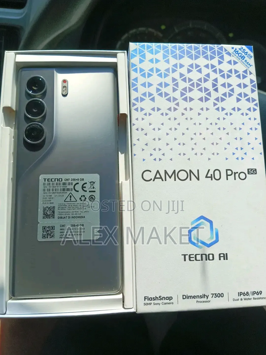 New Tecno Camon 40 Pro 5G 256 GB Gray