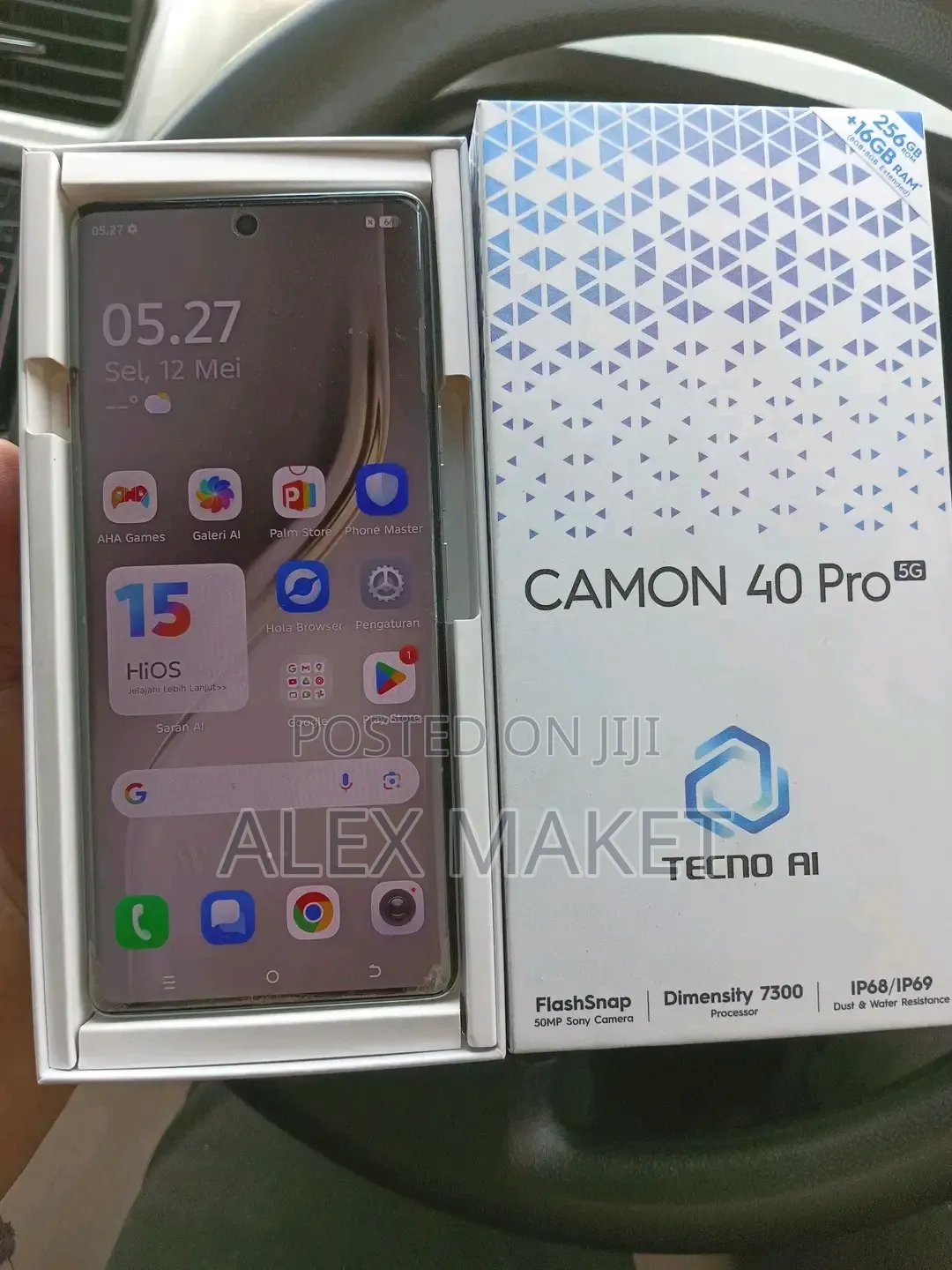 New Tecno Camon 40 Pro 5G 256 GB Gray