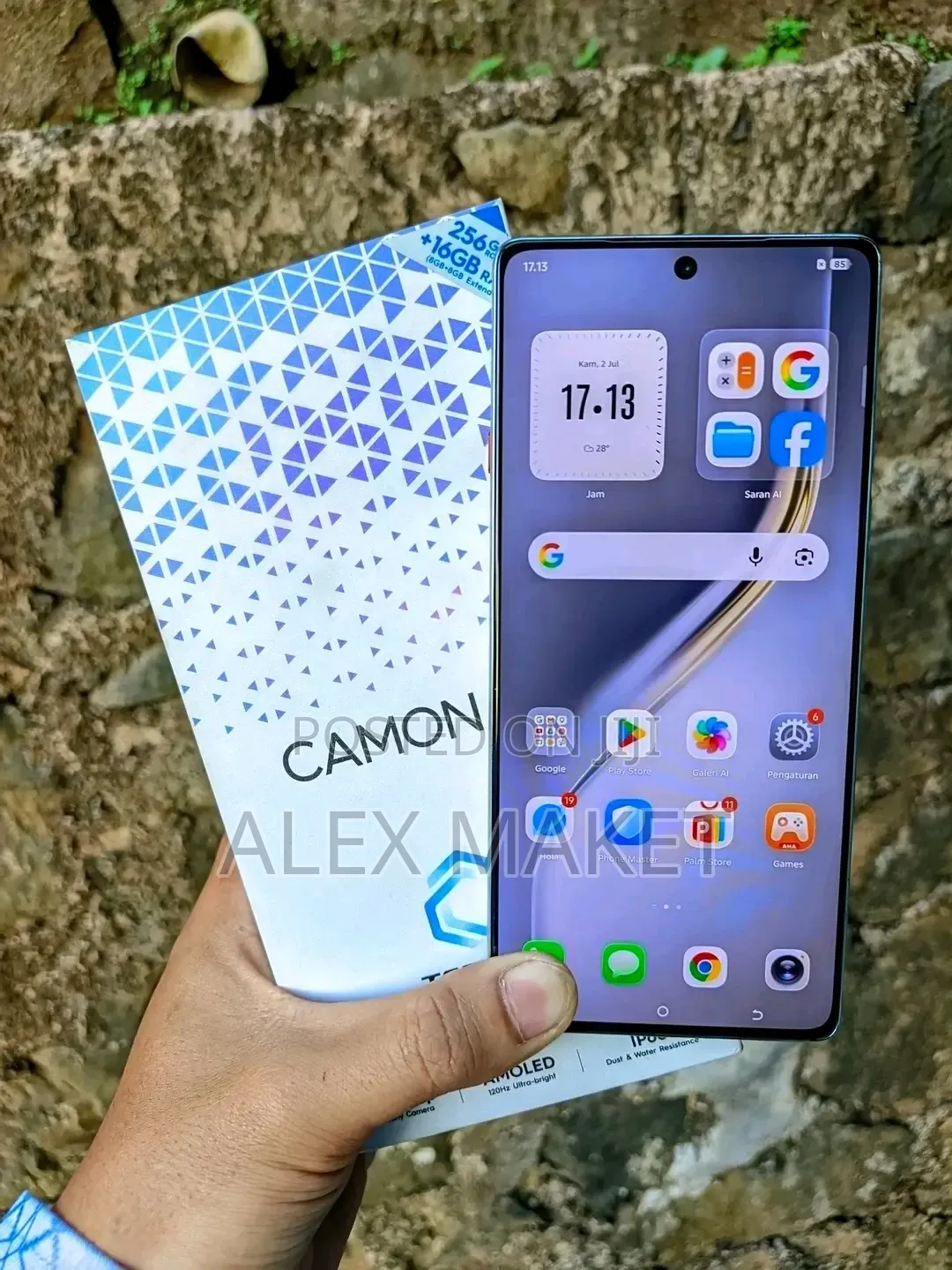 New Tecno Camon 40 Pro 5G 256 GB Gray