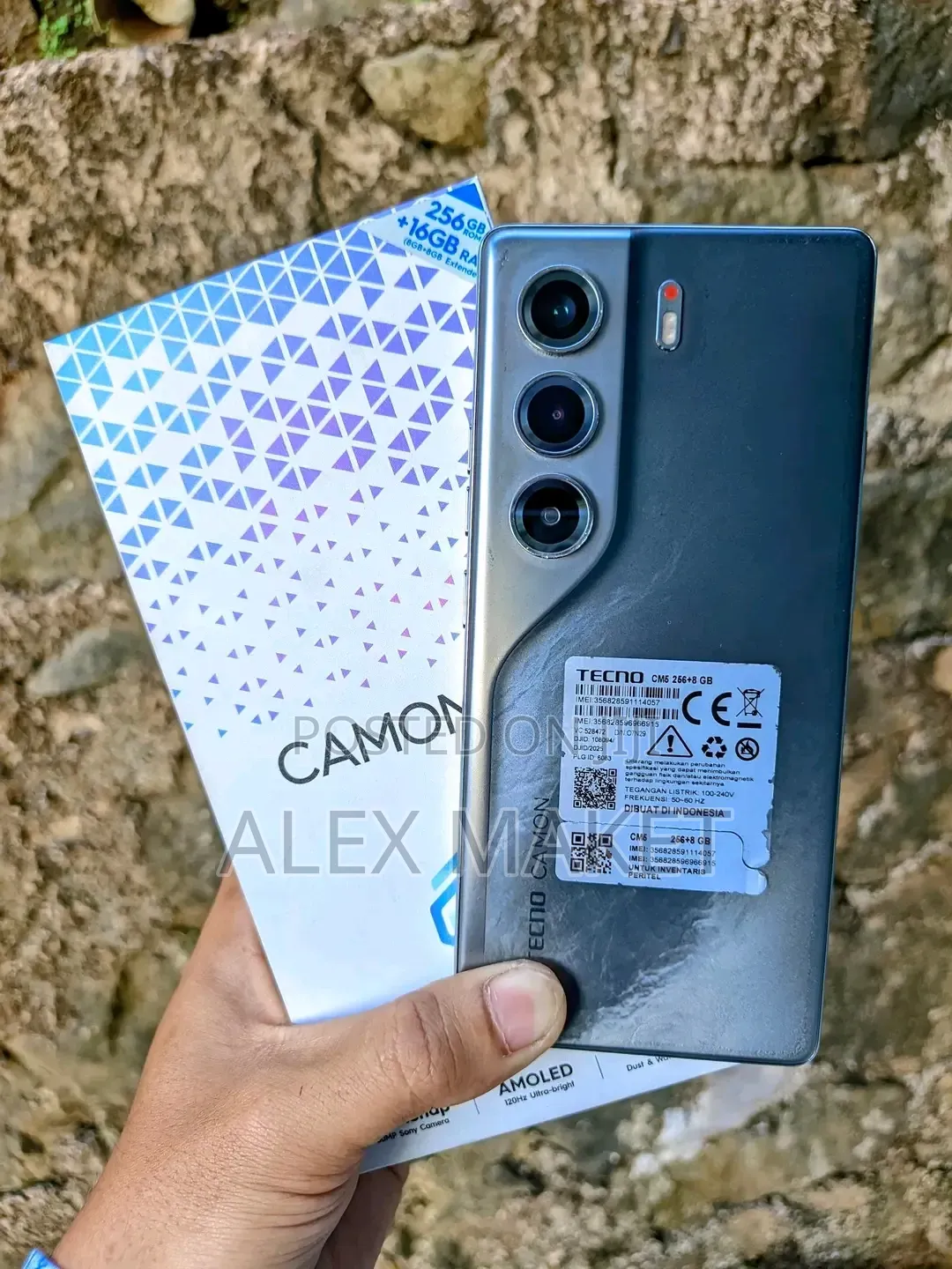 New Tecno Camon 40 Pro 5G 256 GB Gray