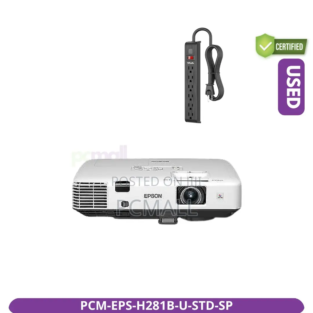 Epson H281b LCD Projector Used + Free Surge Protector