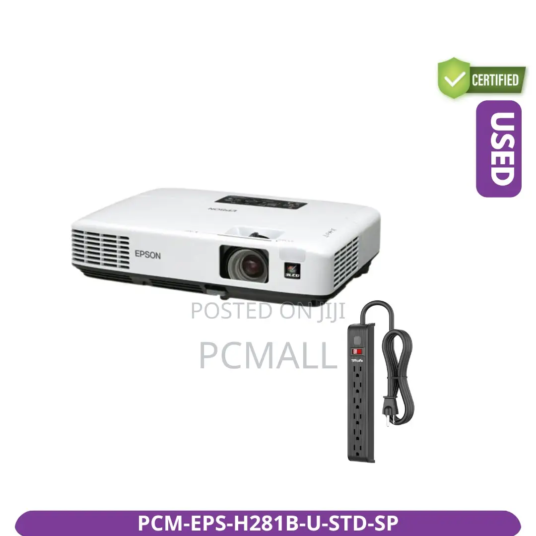Epson H281b LCD Projector Used + Free Surge Protector