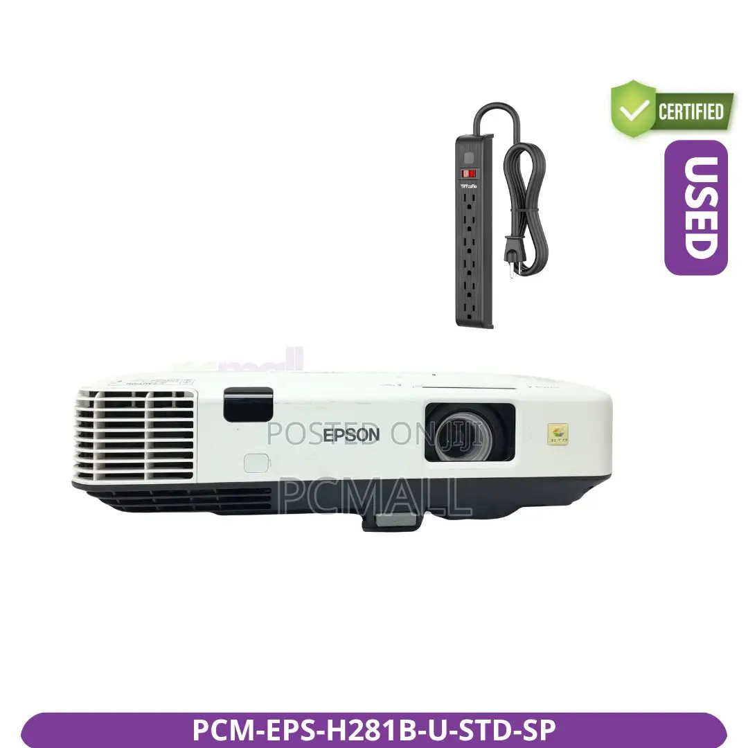 Epson H281b LCD Projector Used + Free Surge Protector