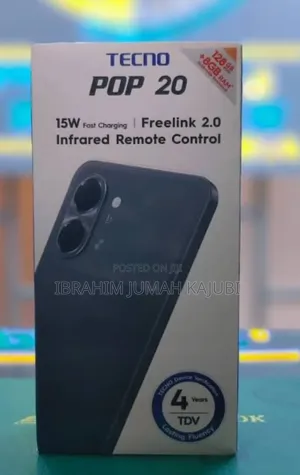 New Tecno Pop 20 128 GB Black