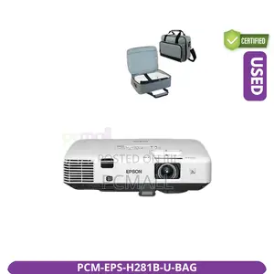 Epson H281b LCD Projector Used With Carry Bag