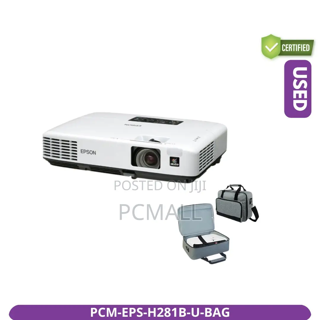 Epson H281b LCD Projector Used With Carry Bag