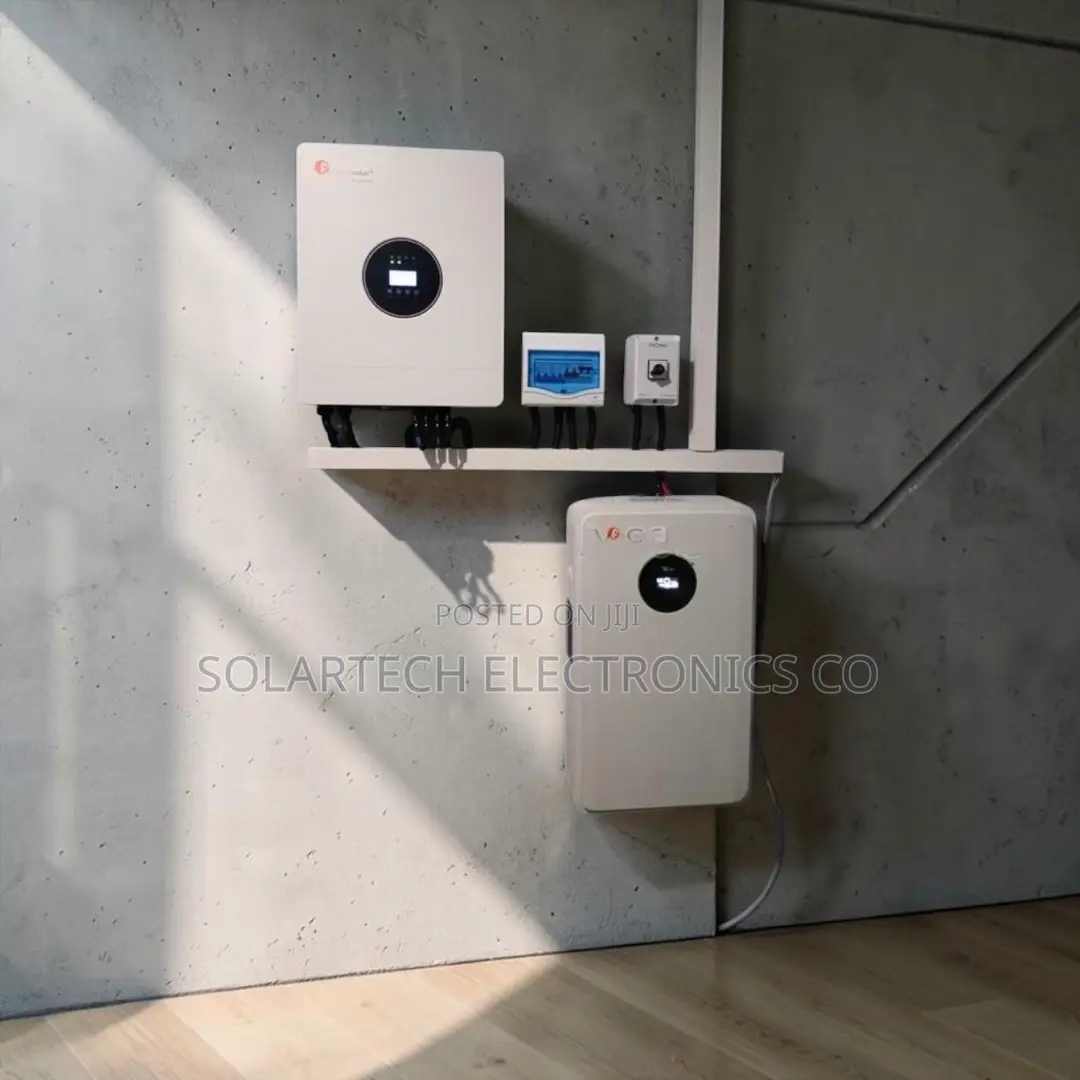 10kwh 51.2v 200ah Solar System With 10x550w Panels 8kva Inverter