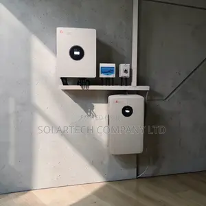 10kwh 51.2v 200ah Solar System With 10x550w Panels 8kva Inverter