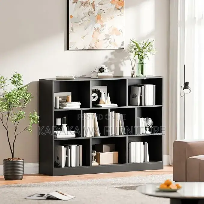 3-Tier Open Shelf /Bookcase,/ 65 Cube /Storagebook Shelf Good/