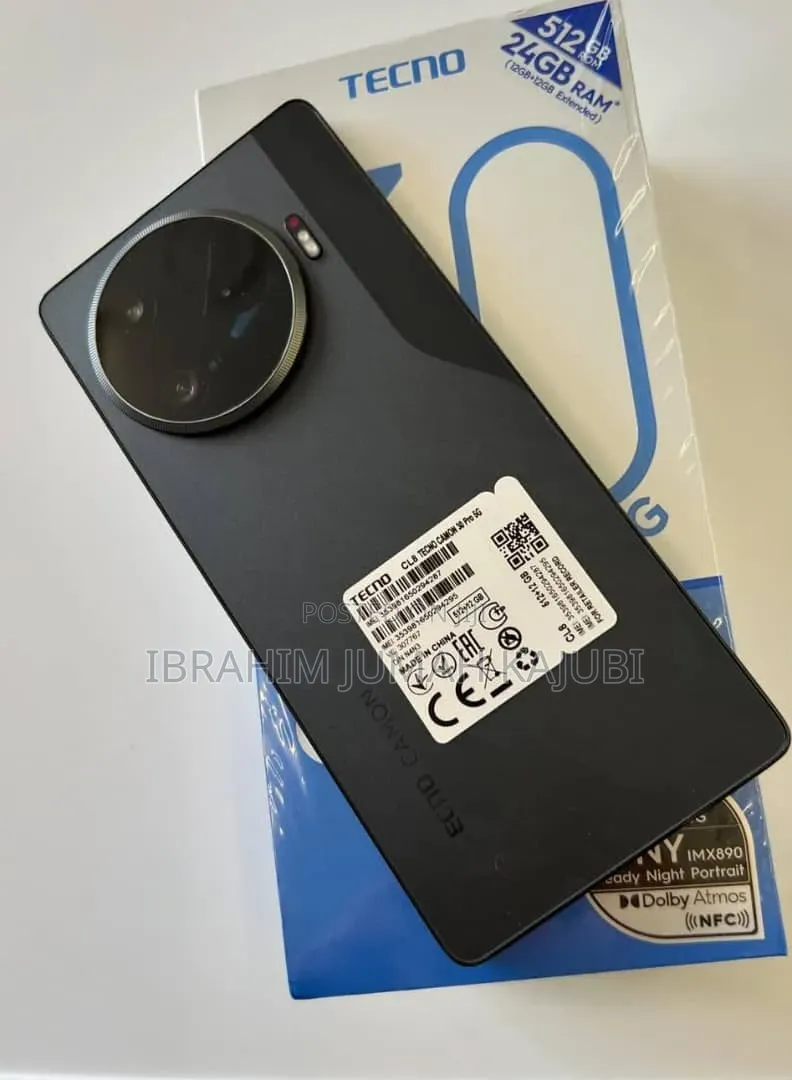 New Tecno Camon 30 Pro 5G 512 GB Gray