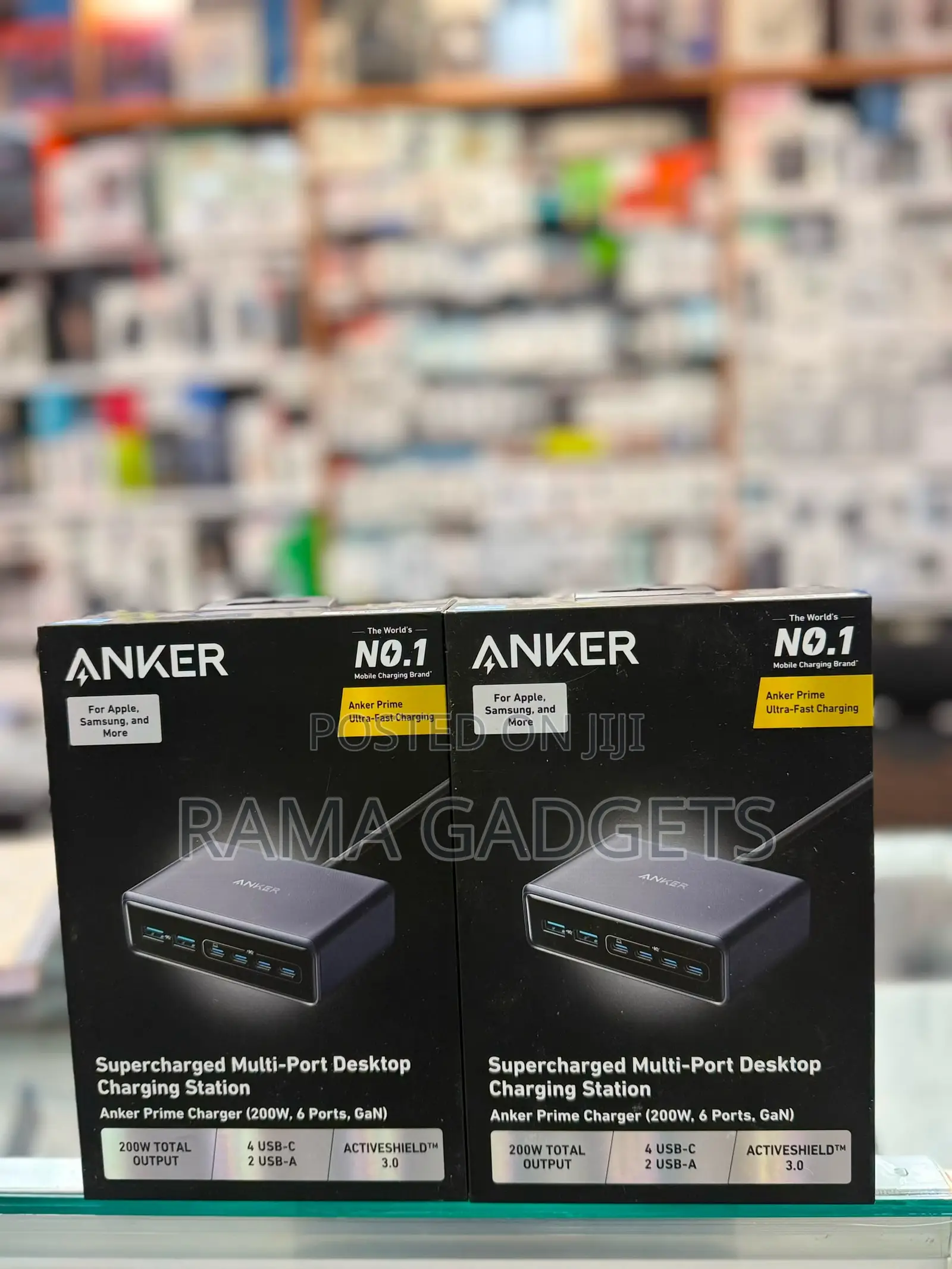 Anker Prime Charger (200w, 6 Ports, Gan)