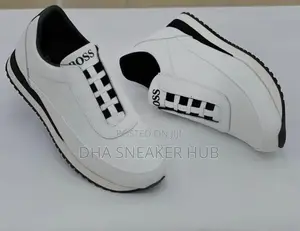 Boss Luxury Sneakers Black, White
