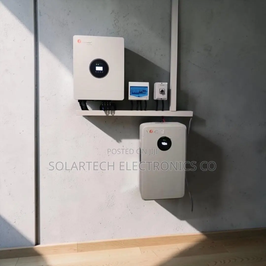 51. 2v 200ah 10kwh Solar Packagewith 10 Mono 550w Panels 8kva Inverter