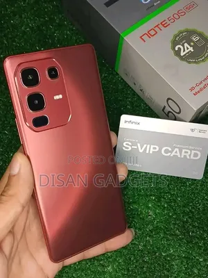 New Infinix Note 50s 256 GB Red