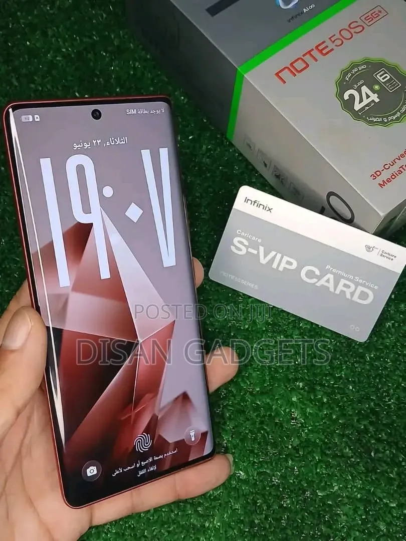 New Infinix Note 50s 256 GB Red