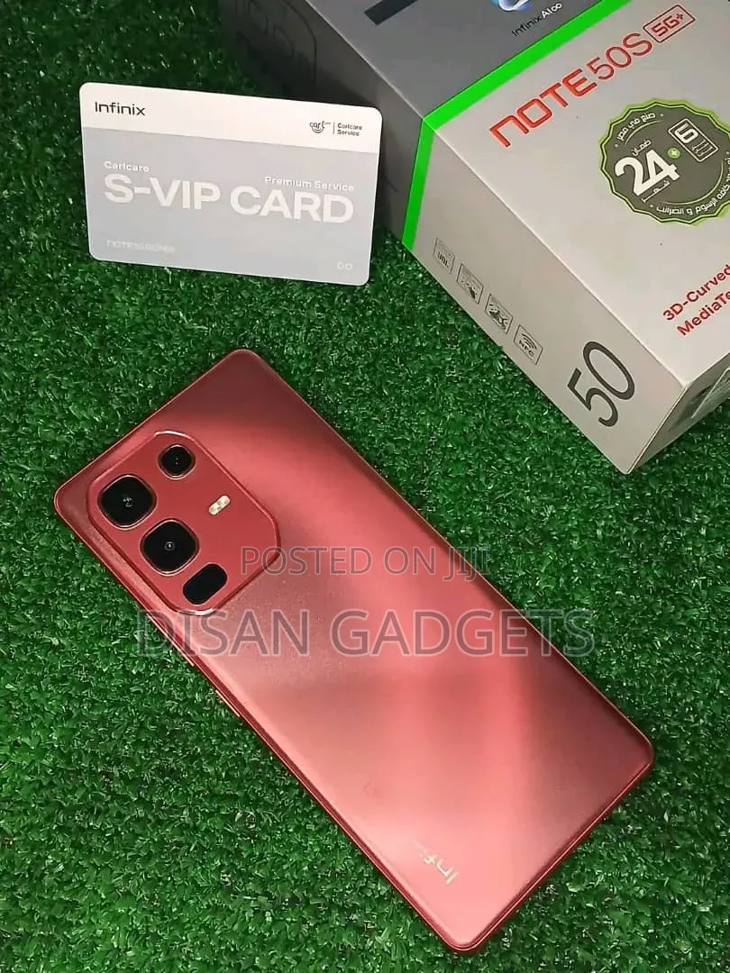 New Infinix Note 50s 256 GB Red