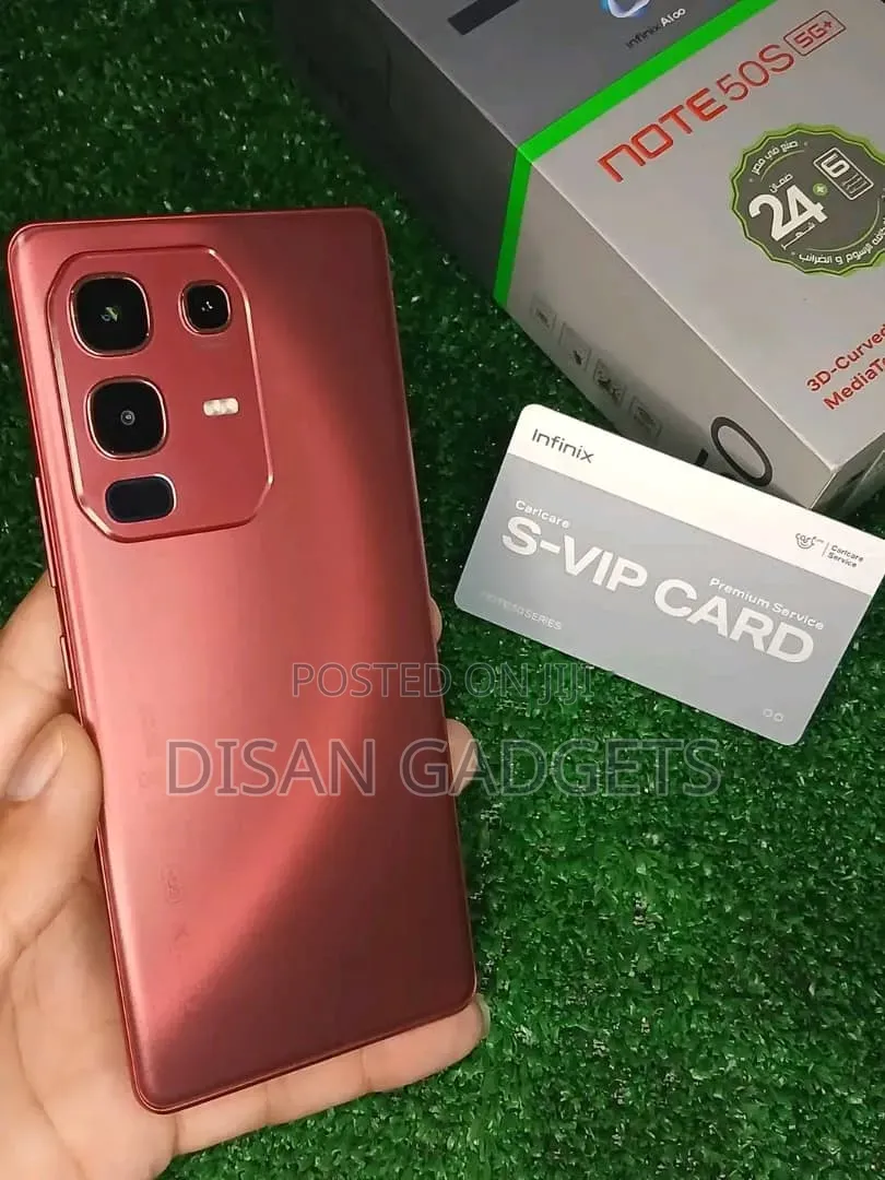 New Infinix Note 50s 256 GB Red
