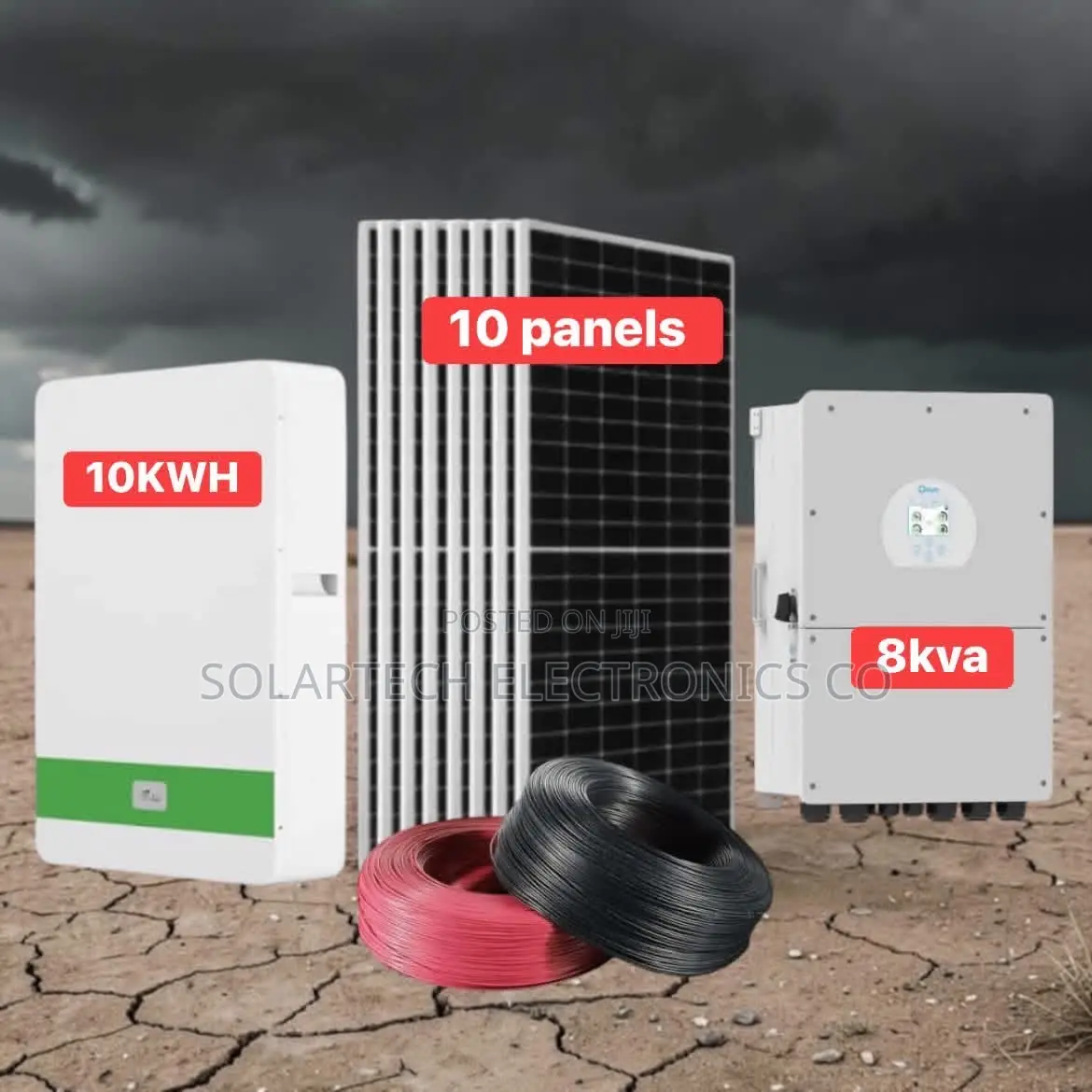 200ah 10kwh 51.2v Lithium Solar System + 7 Years Warranty Included
