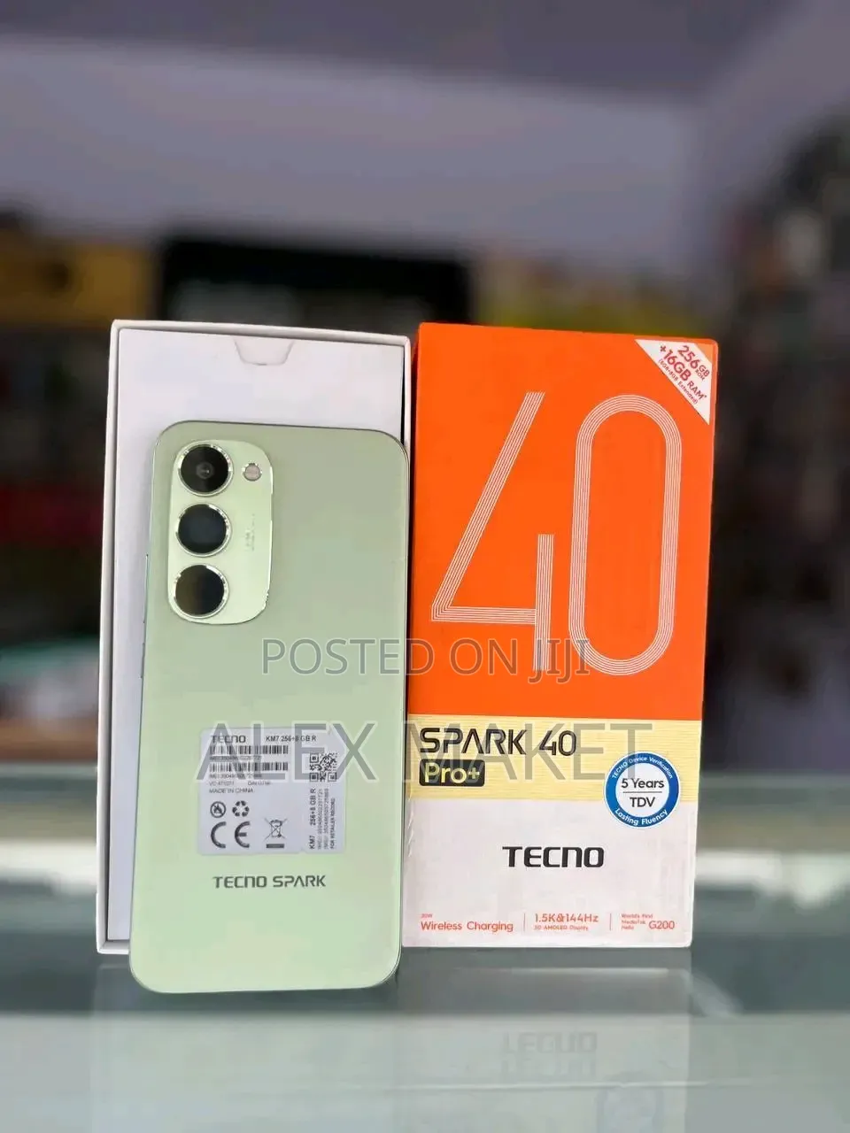 New Tecno Spark 40 Pro+ 256 GB Green