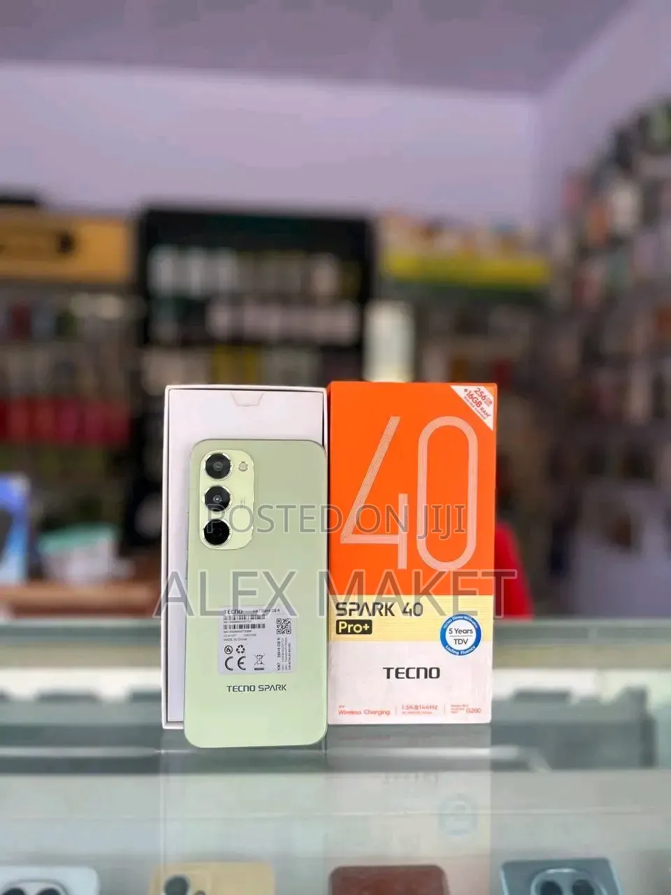 New Tecno Spark 40 Pro+ 256 GB Green
