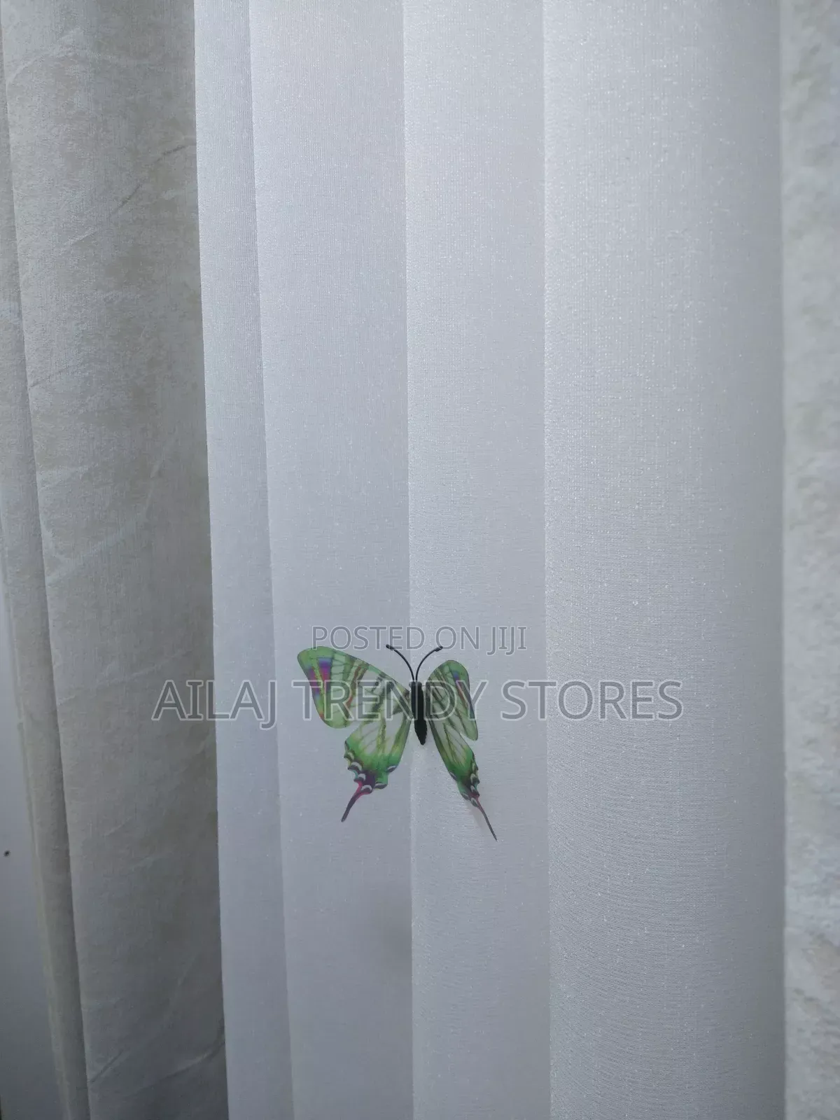 Light Cream Curtains and White Nets Per Metre