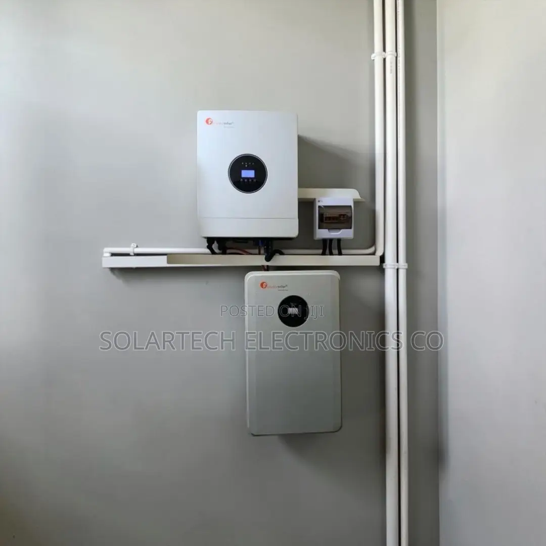 10kwh 51.2v Lithium Solar System With 10x550w Mono Panels Inverter