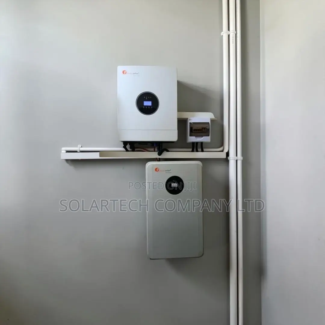 10kwh 51.2v Lithium Solar System With 10x550w Mono Panels Inverter