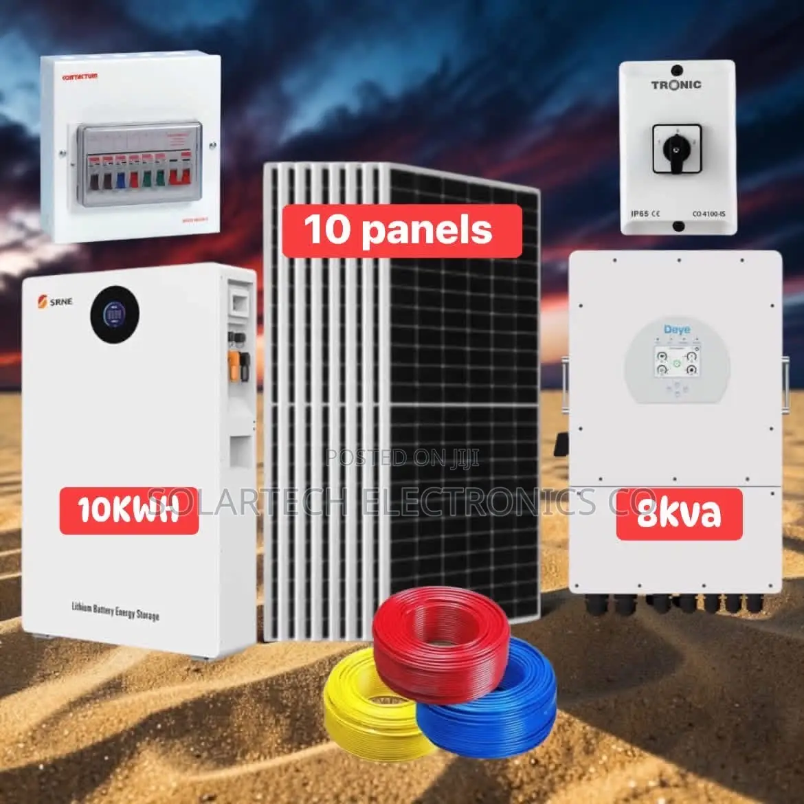 200ah 10kwh 51.2v Lithium Solar Backup System for Home and Office