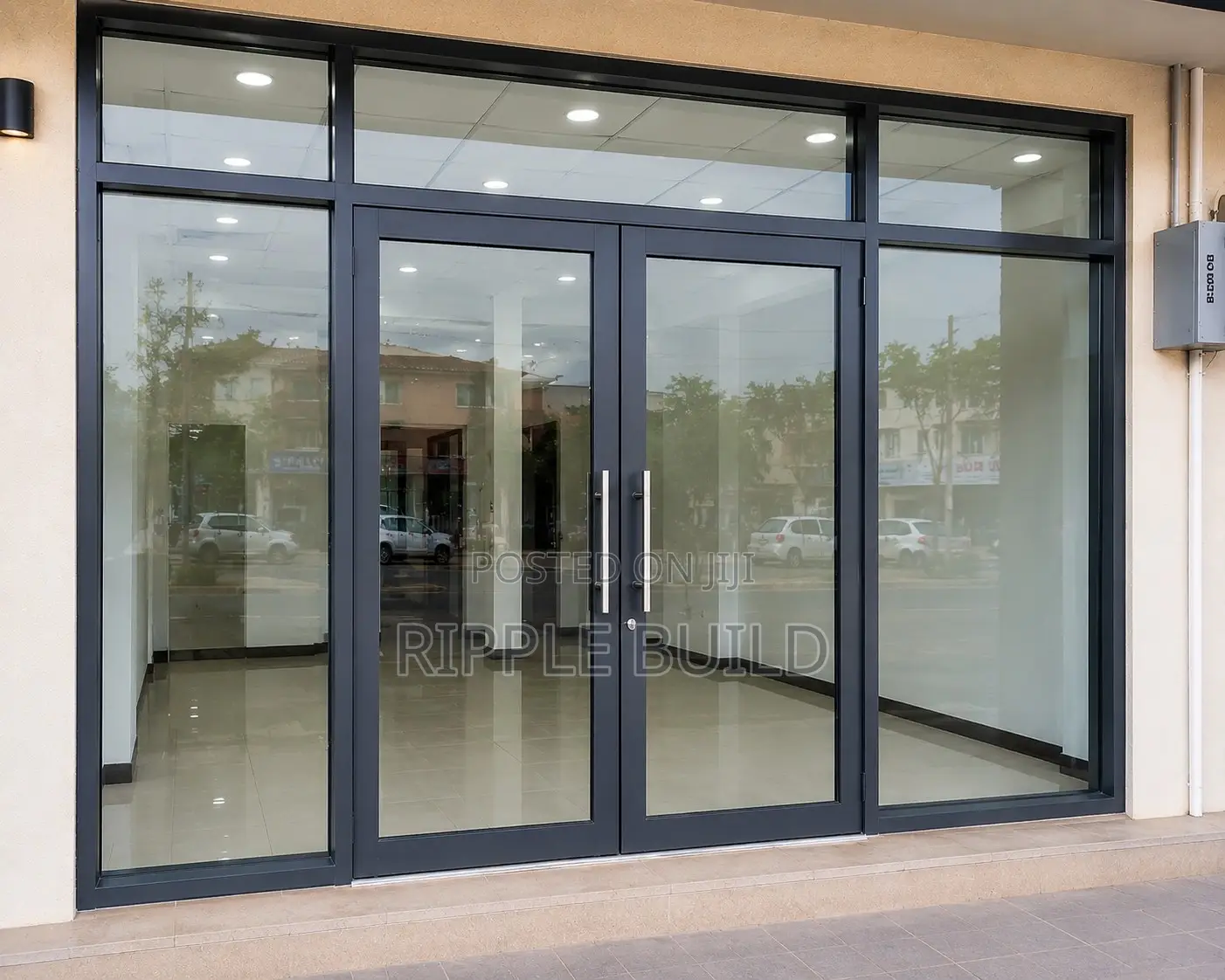 Aluminium Glass Shop Fronts Commercial Storefronts