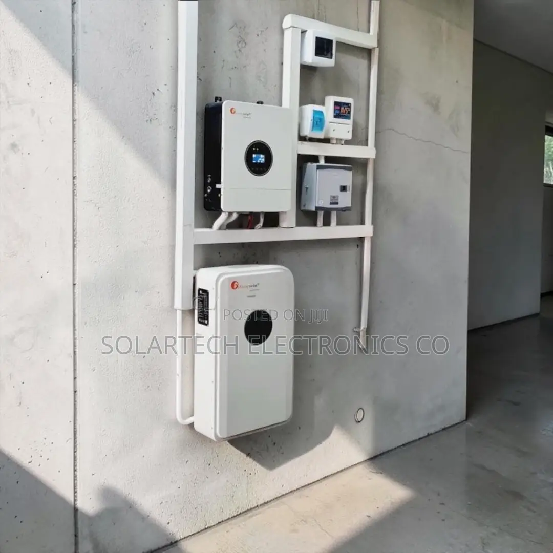10kwh 200ah 51.2v Lithium Solar Kit With 8kva Smart Hybrid Inverter