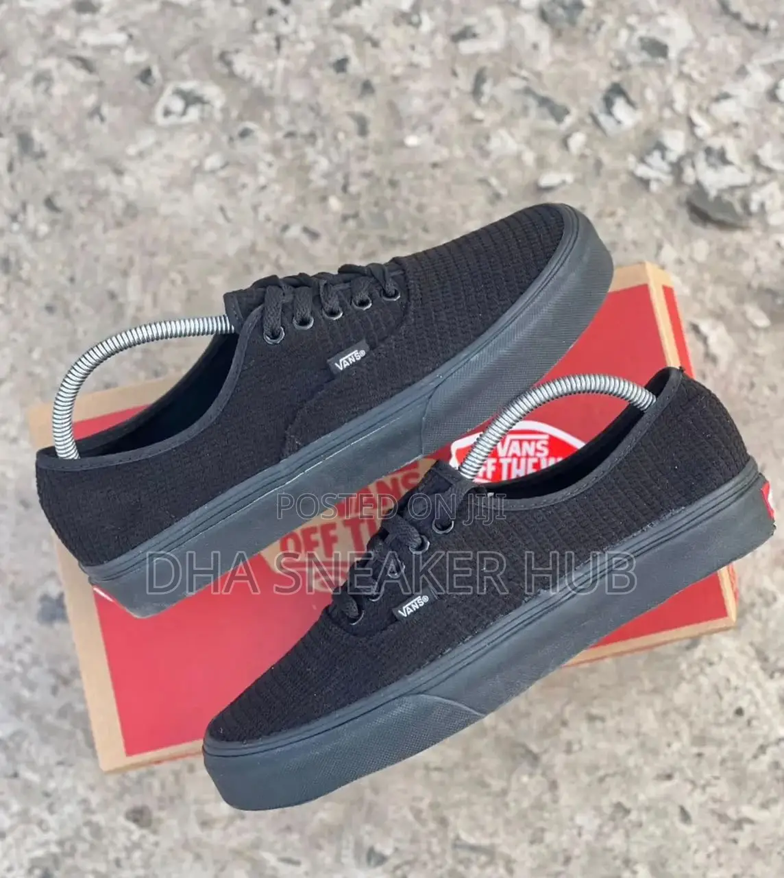 Vans Net Kind Black Simple Sneakers