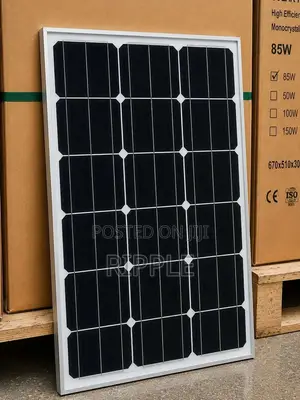 85w Monocrystalline Solar Panel for Home Lighting
